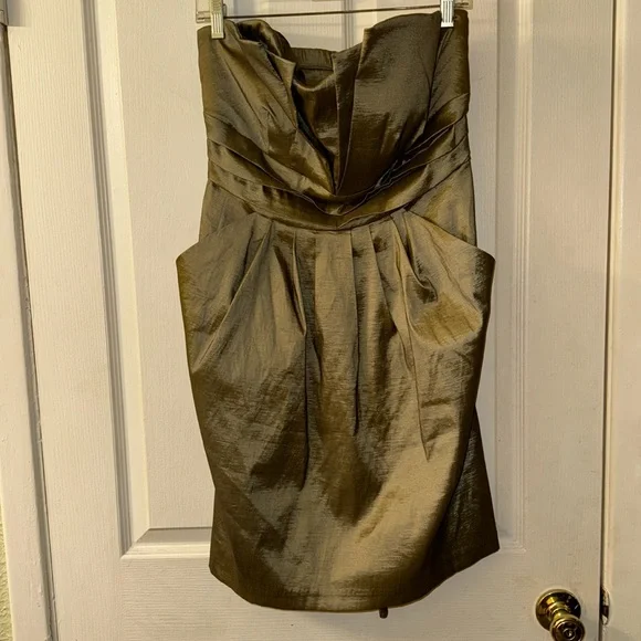 Wishes Wishes Wishes | Dresses | Bronze Strapless Empire Waist Darted Pocket Mini Dress Plus Size 2 | Poshmark Wishes Wishes Wishes | Dresses | Bronze Strapless Empire Waist Darted Pocket Mini Dress Plus Size 2 | Poshmark